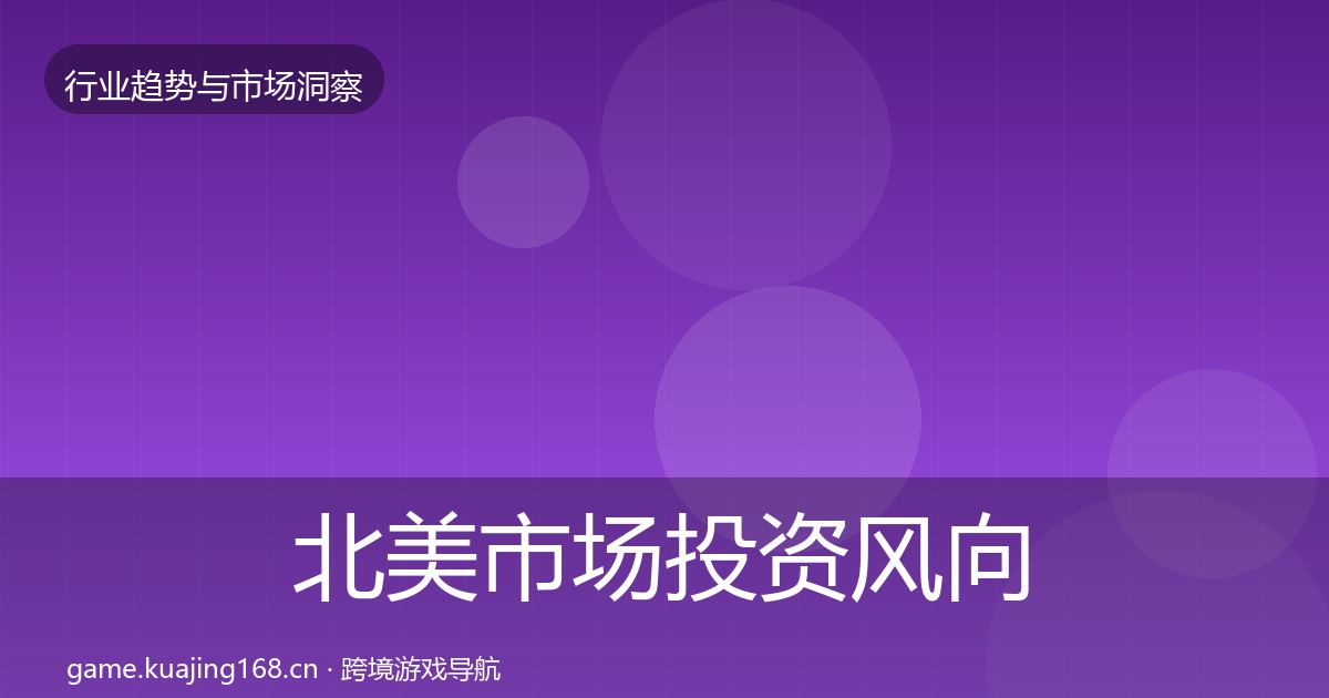 北美市场投资风向实践指南