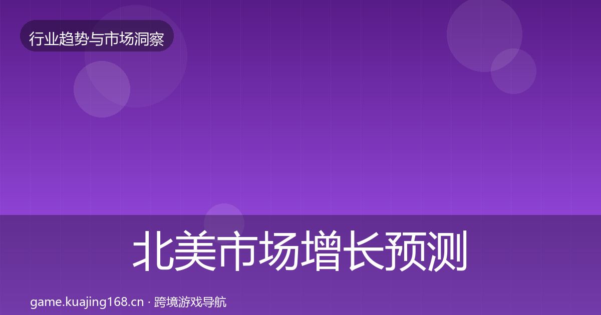 北美市场增长预测实践指南·第2554篇