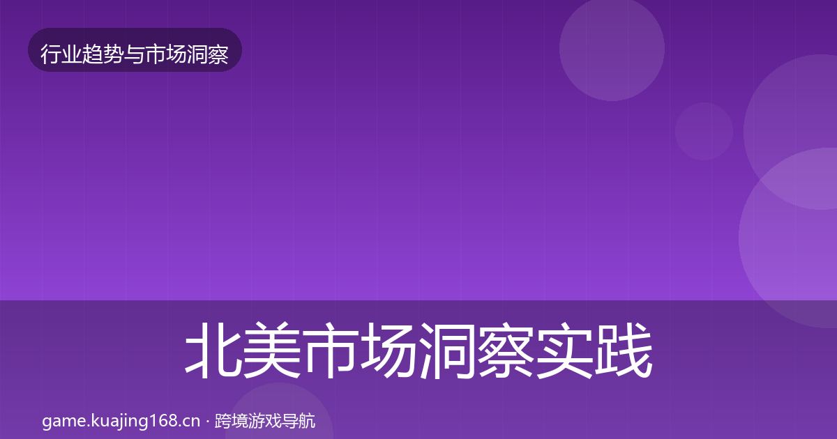 北美市场洞察实践指南·第2564篇