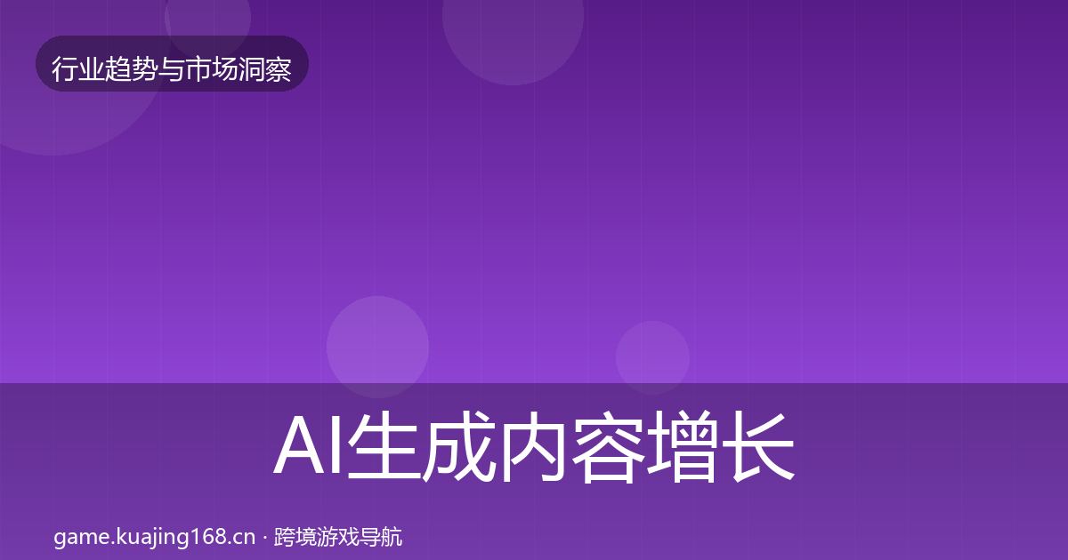 AI生成内容增长预测入门到进阶·第2591篇