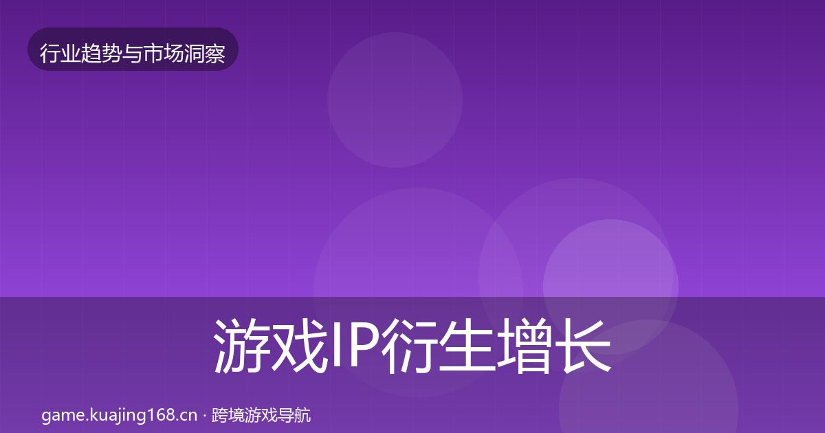 游戏IP衍生增长预测要点梳理·第2635篇