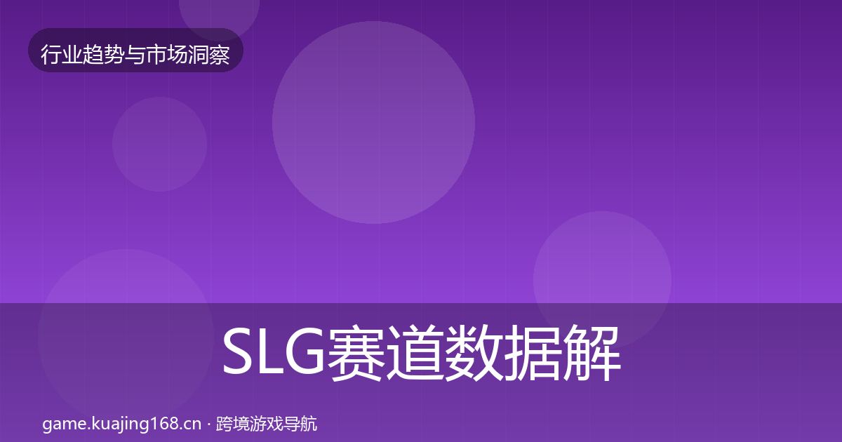 SLG赛道数据解读入门到进阶·第2655篇