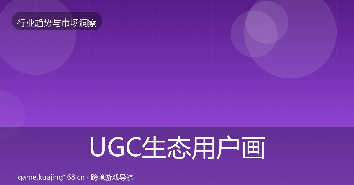 UGC生态用户画像实践指南