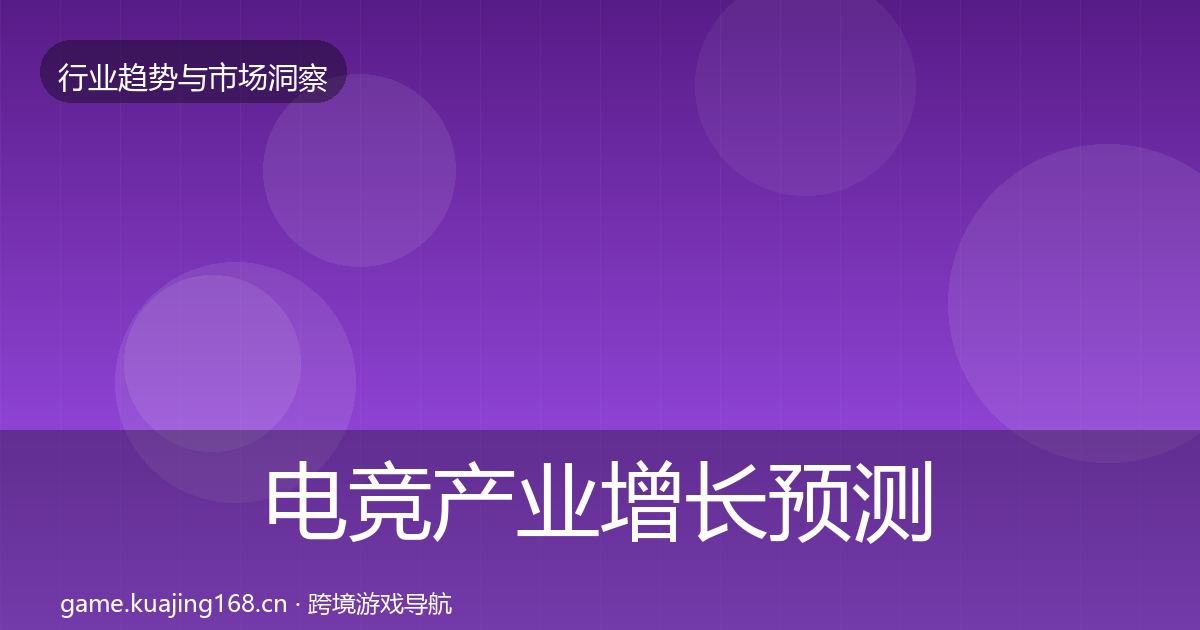 电竞产业增长预测实践指南·第2673篇