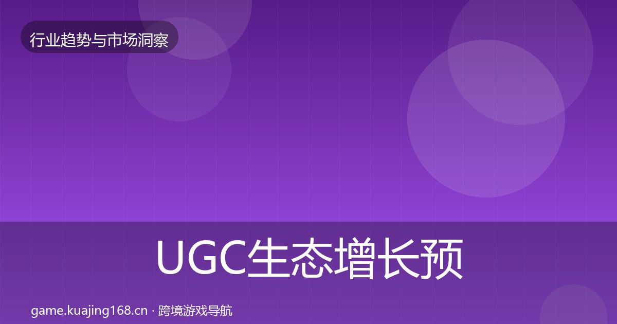 UGC生态增长预测实践指南·第2675篇