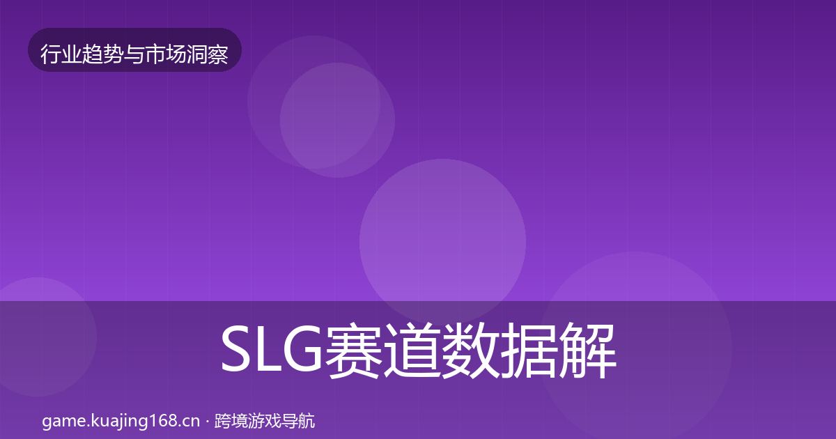 SLG赛道数据解读入门到进阶·第2695篇