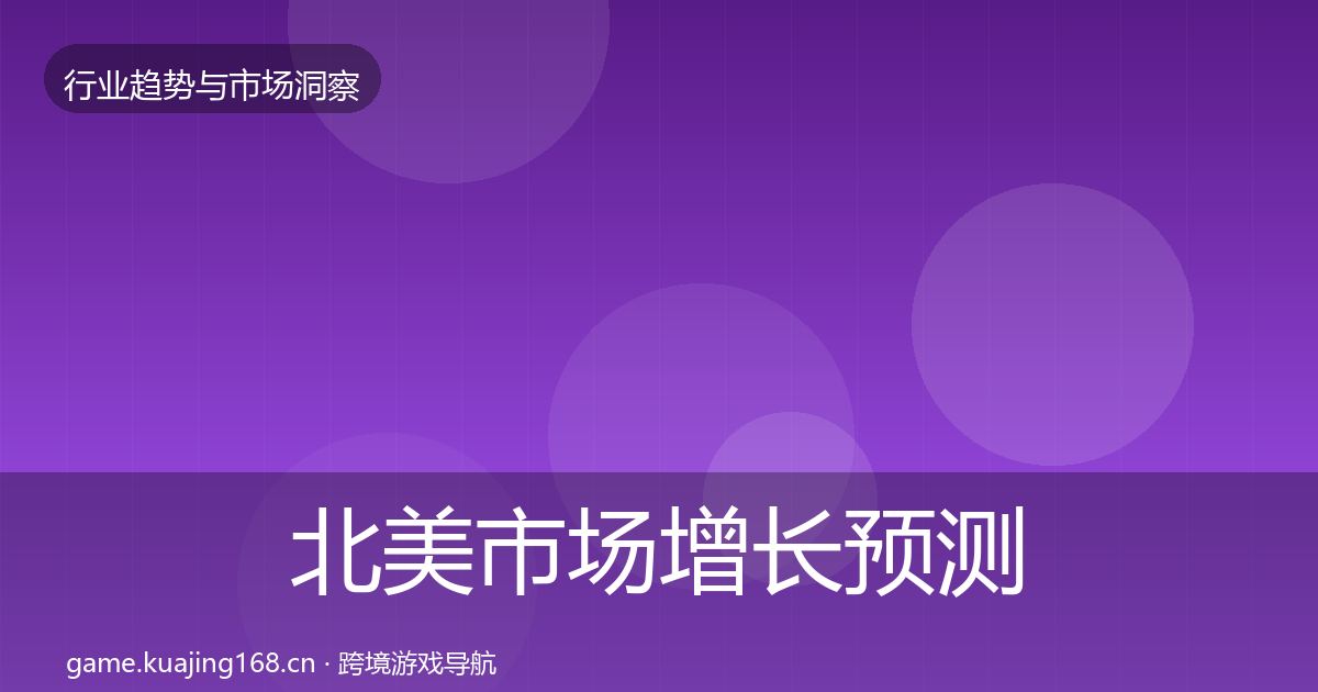 北美市场增长预测实践指南·第2834篇