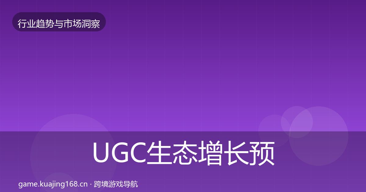 UGC生态增长预测实践指南·第2835篇