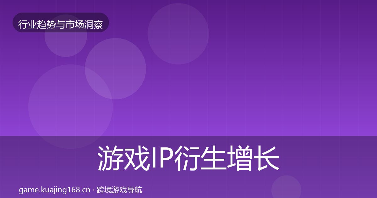 游戏IP衍生增长预测要点梳理·第2835篇