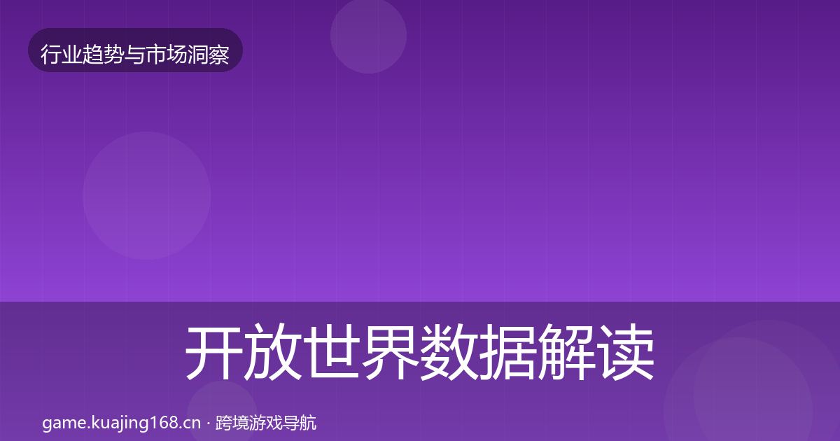 开放世界数据解读全攻略·第2853篇