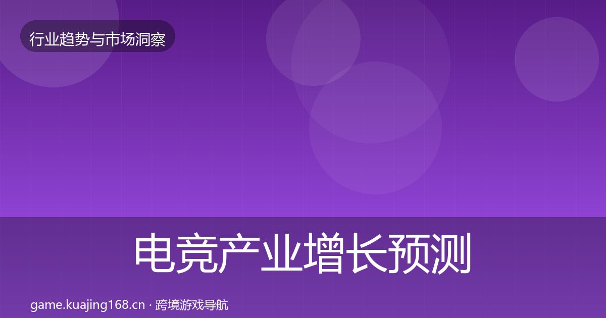 电竞产业增长预测实践指南·第2873篇
