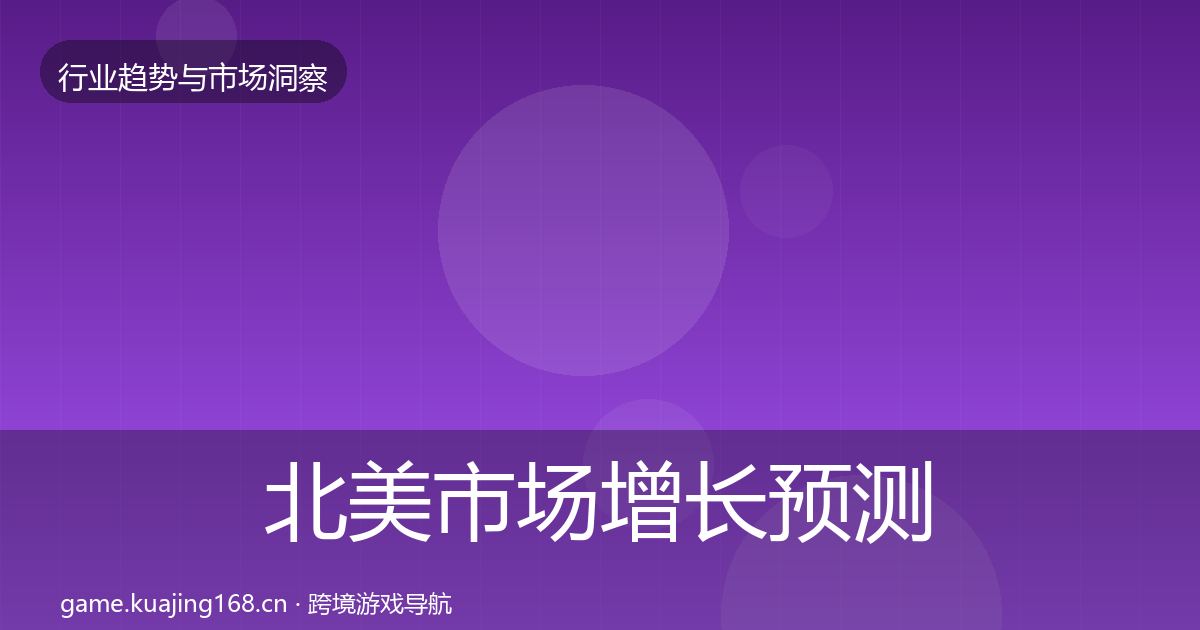 北美市场增长预测实践指南·第2874篇