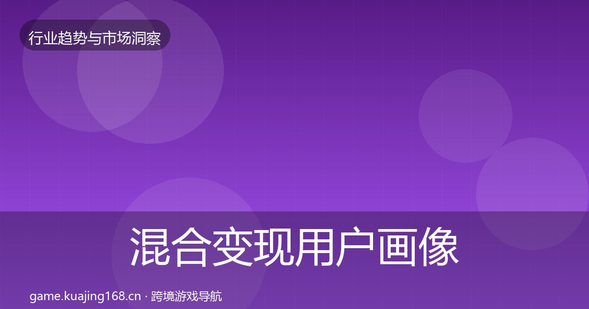 混合变现用户画像全攻略·第2910篇