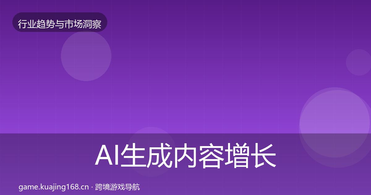 AI生成内容增长预测入门到进阶·第2911篇