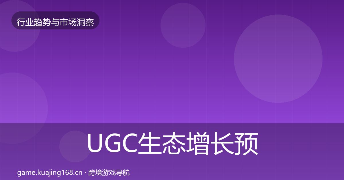 UGC生态增长预测实践指南·第2915篇