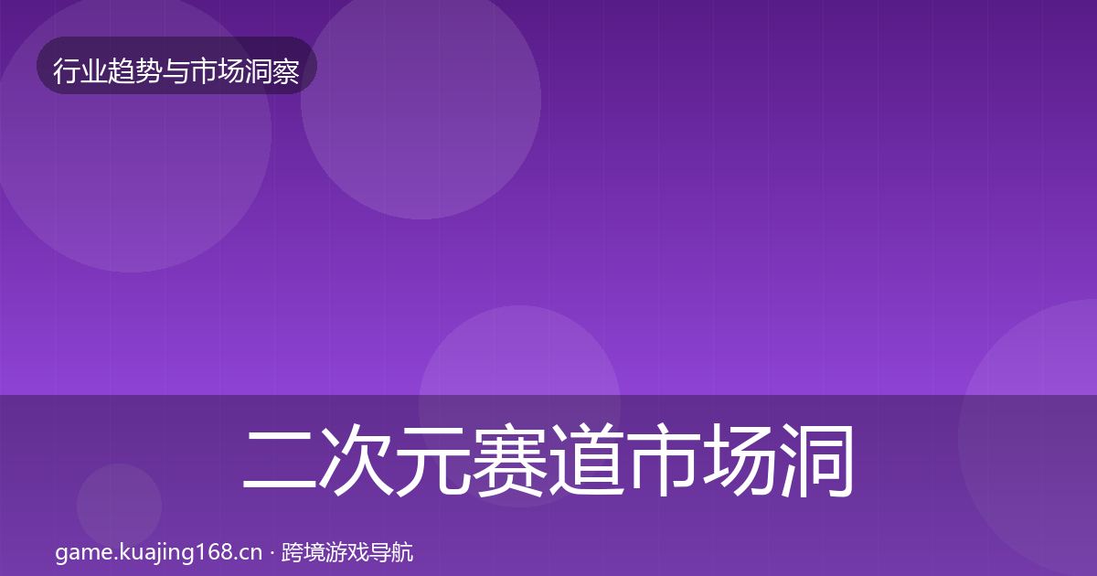 二次元赛道市场洞察实践指南·第2922篇