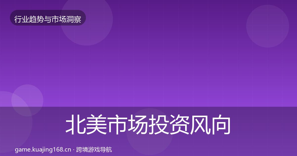北美市场投资风向实践指南·第2959篇