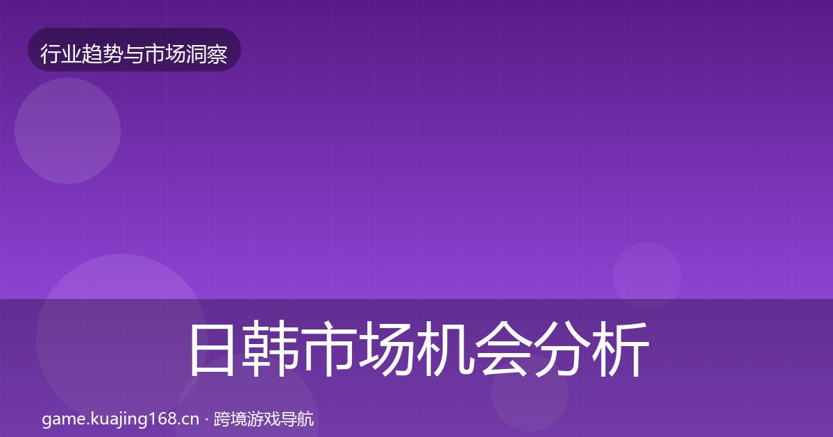 日韩市场机会分析要点梳理·第2979篇