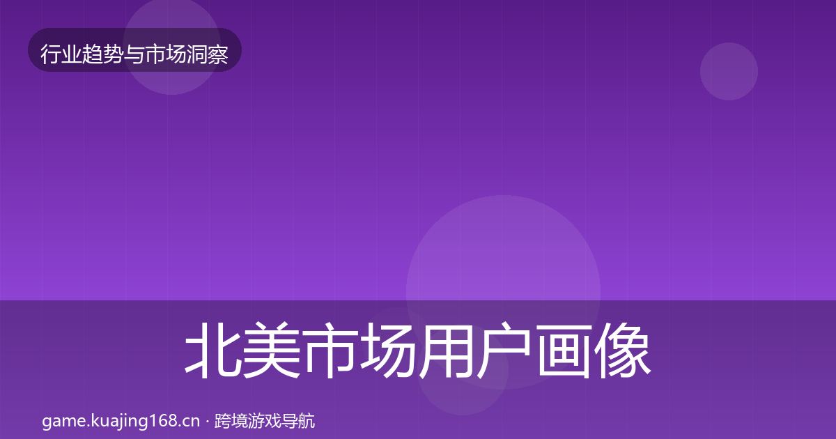 北美市场用户画像实践指南·第2989篇