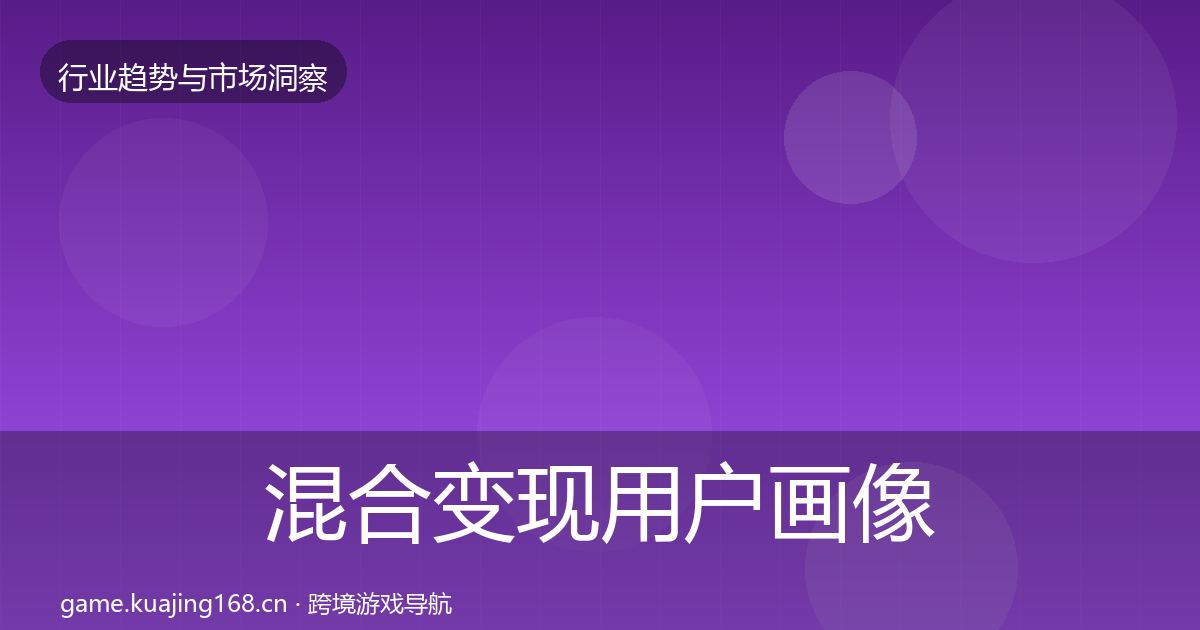 混合变现用户画像全攻略·第2990篇