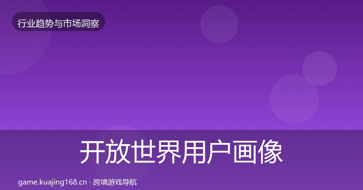 开放世界用户画像全攻略·第3028篇