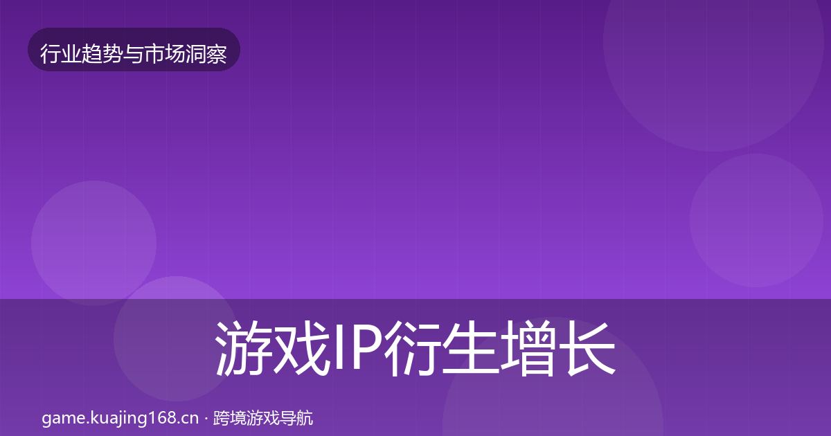 游戏IP衍生增长预测要点梳理·第3035篇