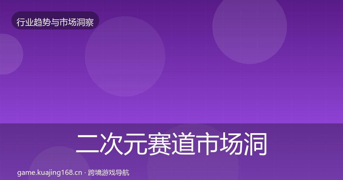 二次元赛道市场洞察实践指南·第3042篇