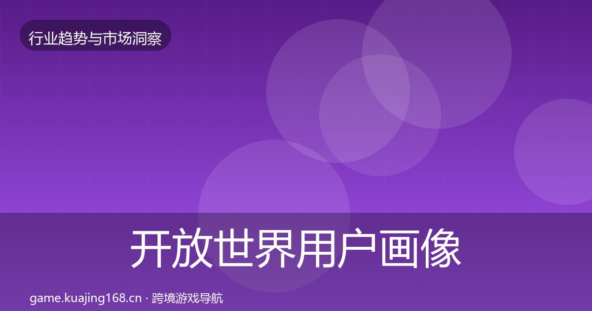 开放世界用户画像全攻略·第3068篇