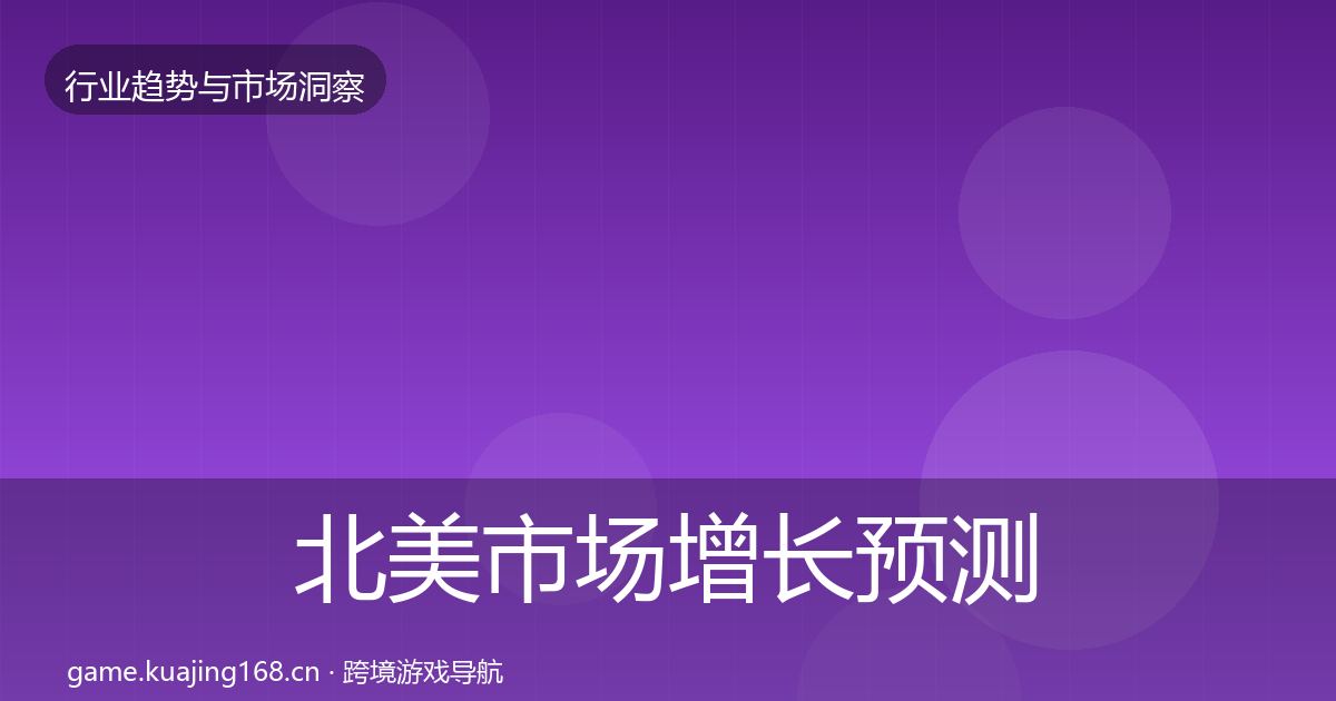 北美市场增长预测实践指南·第3074篇