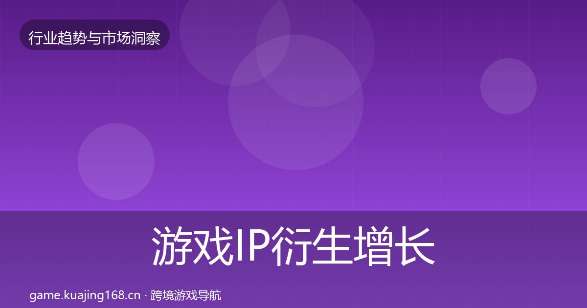 游戏IP衍生增长预测要点梳理·第3115篇