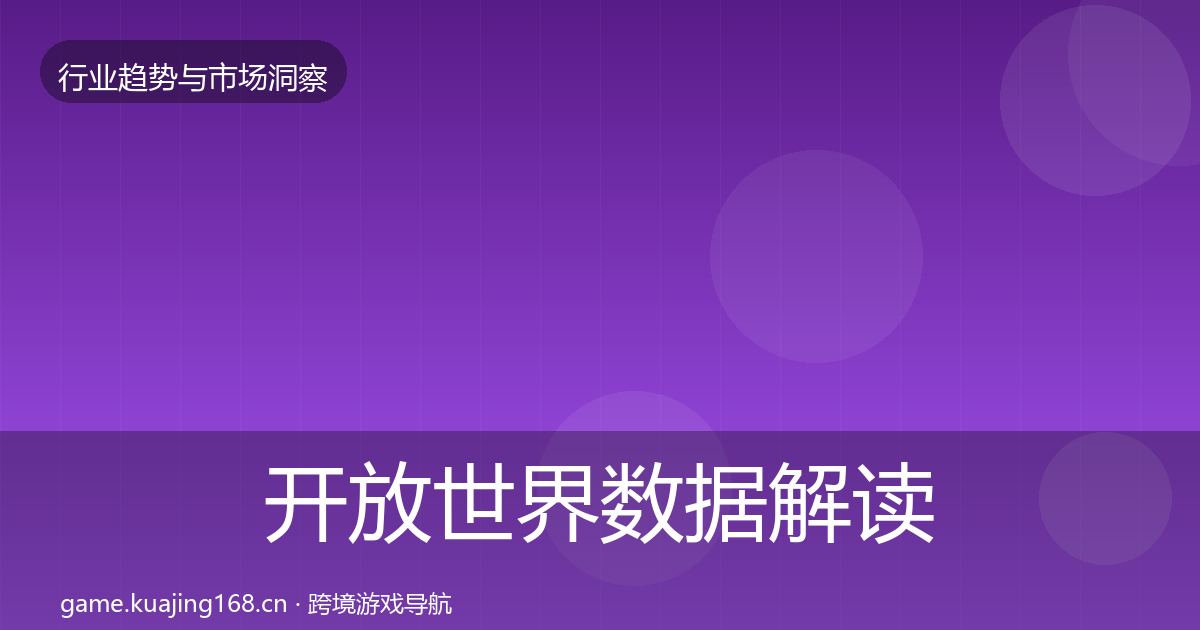 开放世界数据解读全攻略·第3133篇