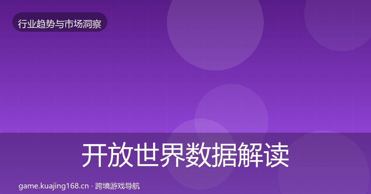 开放世界数据解读全攻略·第3173篇