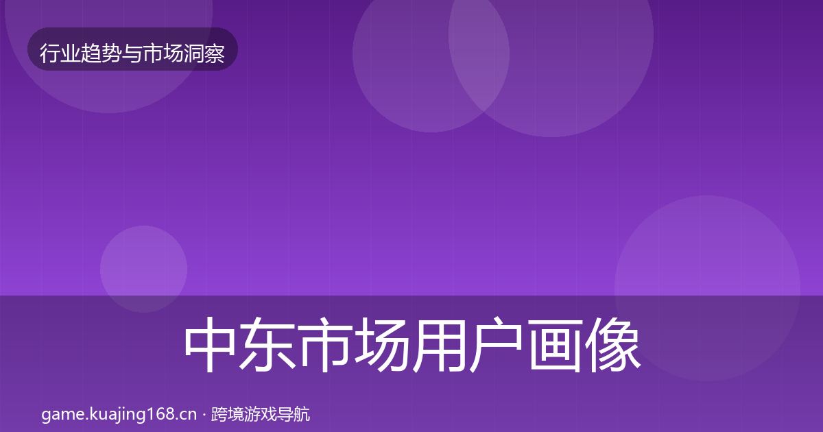 中东市场用户画像入门到进阶·第3188篇