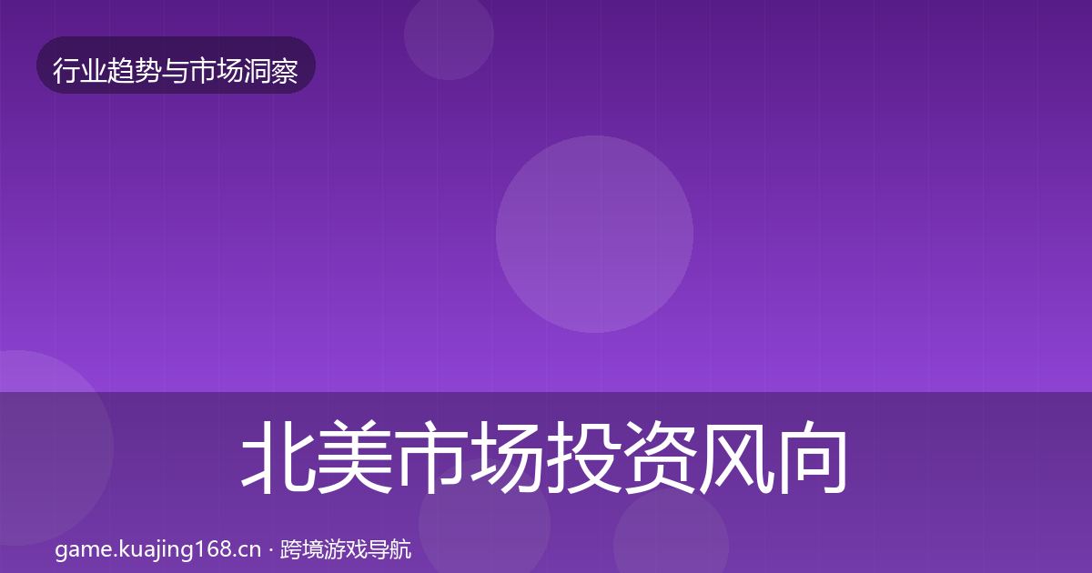 北美市场投资风向实践指南