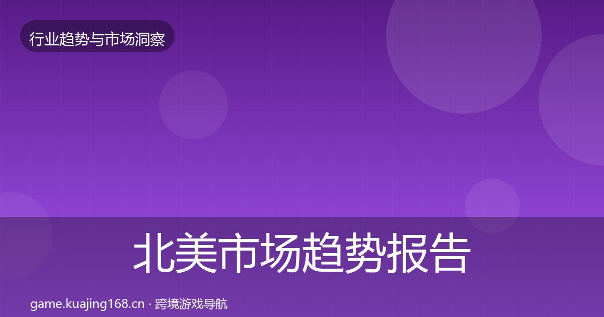 北美市场趋势报告实践指南·第3249篇