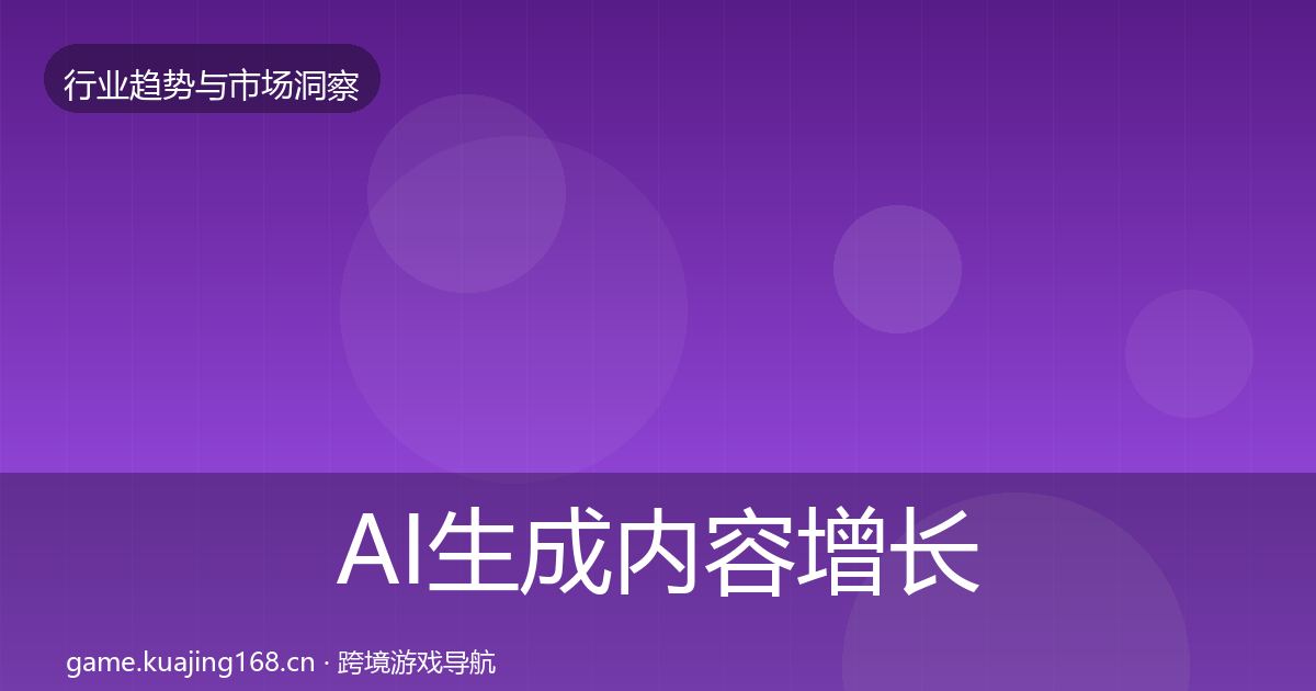 AI生成内容增长预测入门到进阶·第3271篇