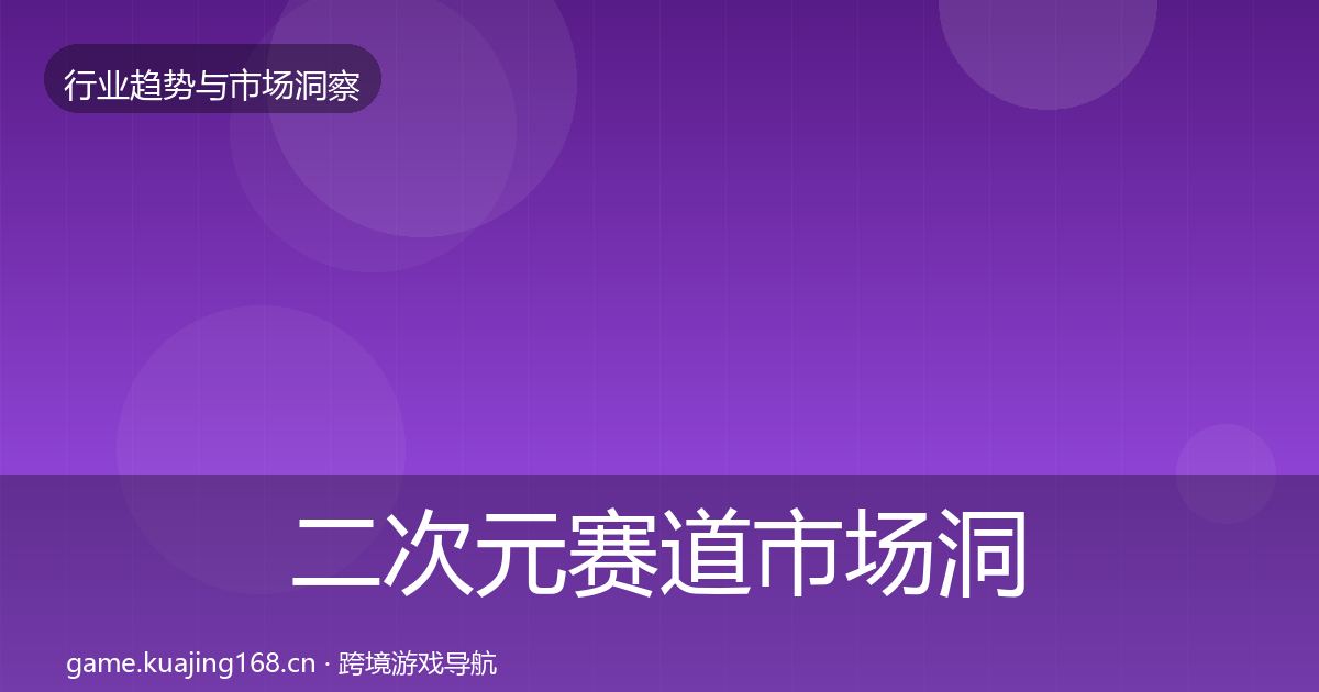 二次元赛道市场洞察实践指南·第3282篇