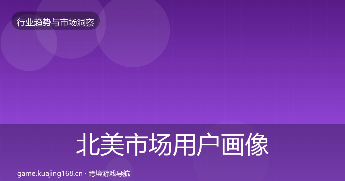 北美市场用户画像实践指南