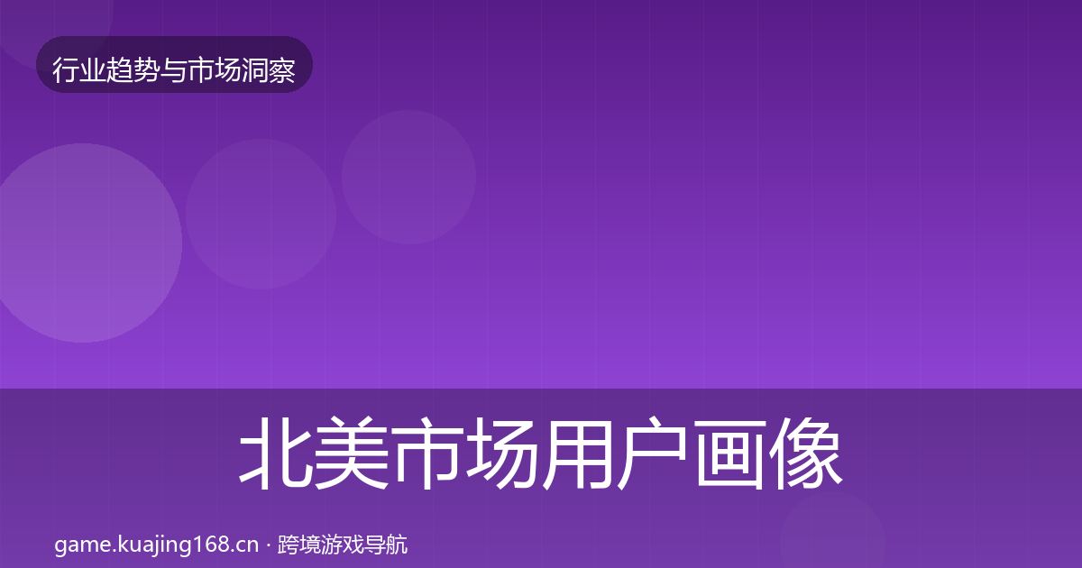 北美市场用户画像实践指南