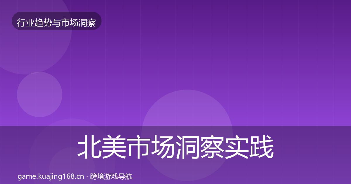 北美市场洞察实践指南·第3444篇