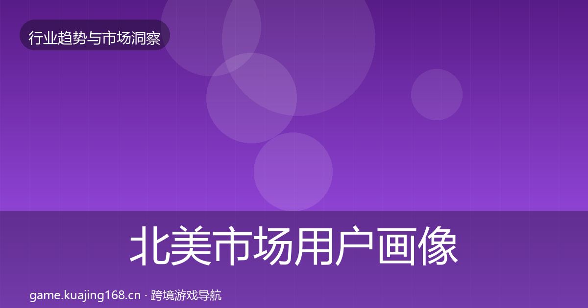北美市场用户画像实践指南