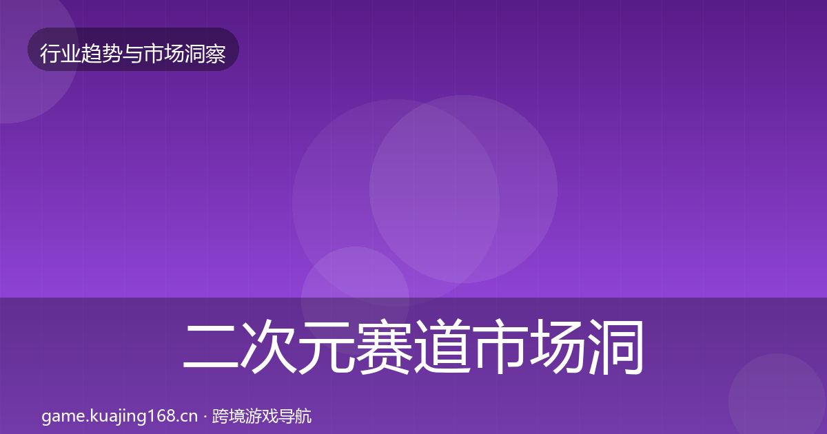 二次元赛道市场洞察实践指南