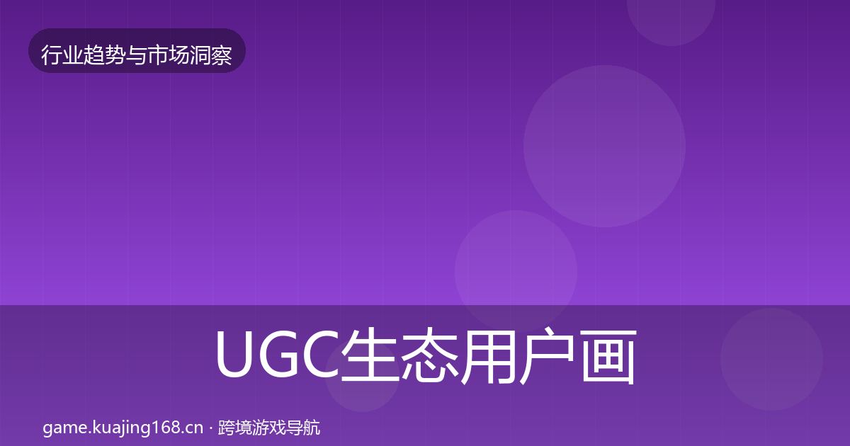 UGC生态用户画像实践指南