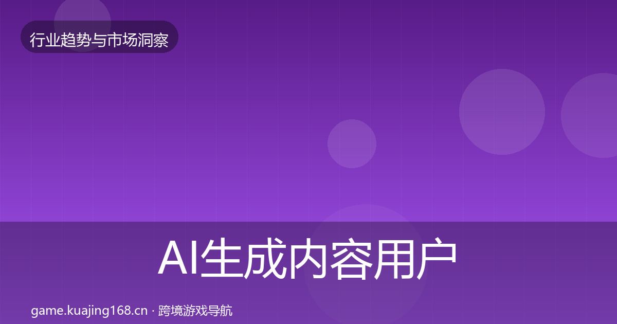 AI生成内容用户画像入门到进阶·第3586篇