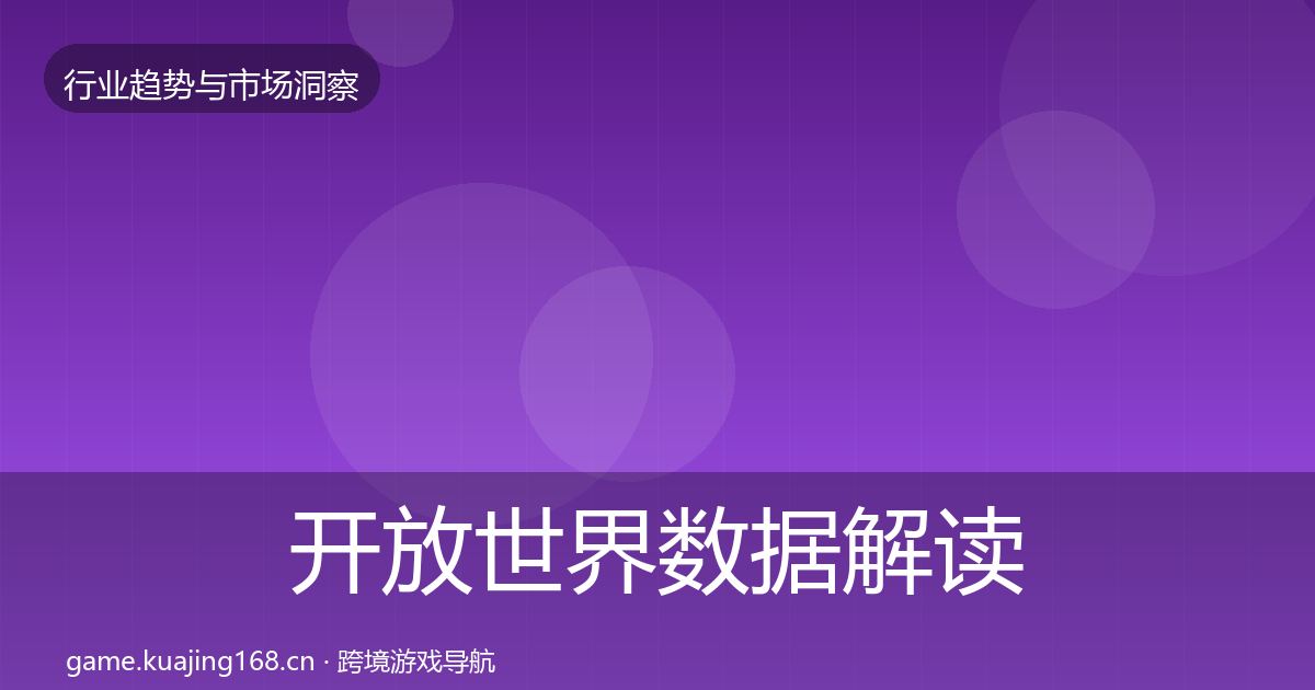 开放世界数据解读全攻略·第3613篇