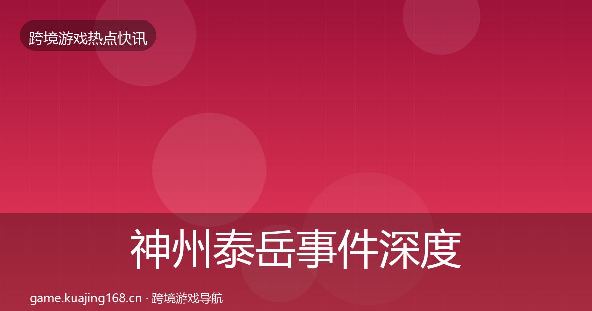 神州泰岳事件深度解读实践指南·第18篇