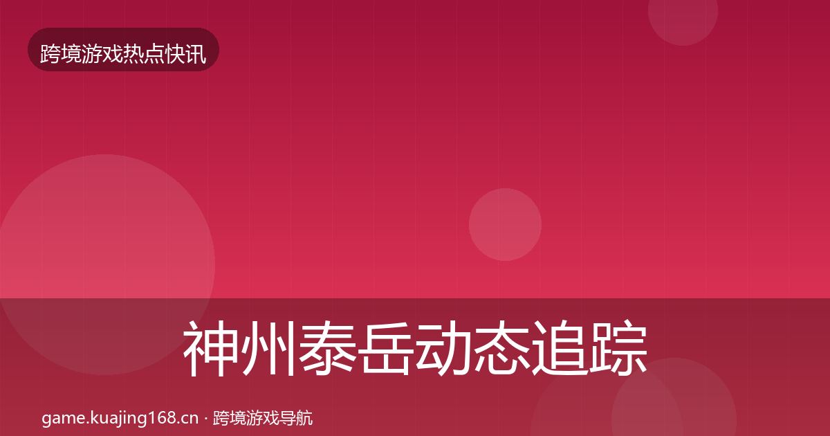 神州泰岳动态追踪实践指南·第373篇