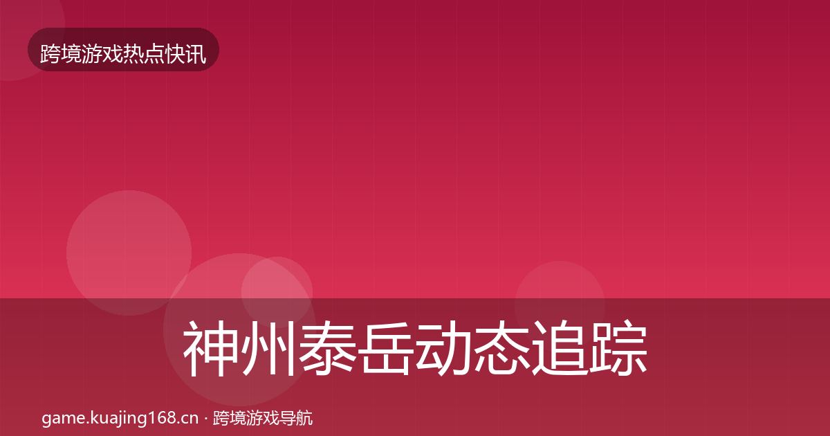 神州泰岳动态追踪实践指南·第693篇