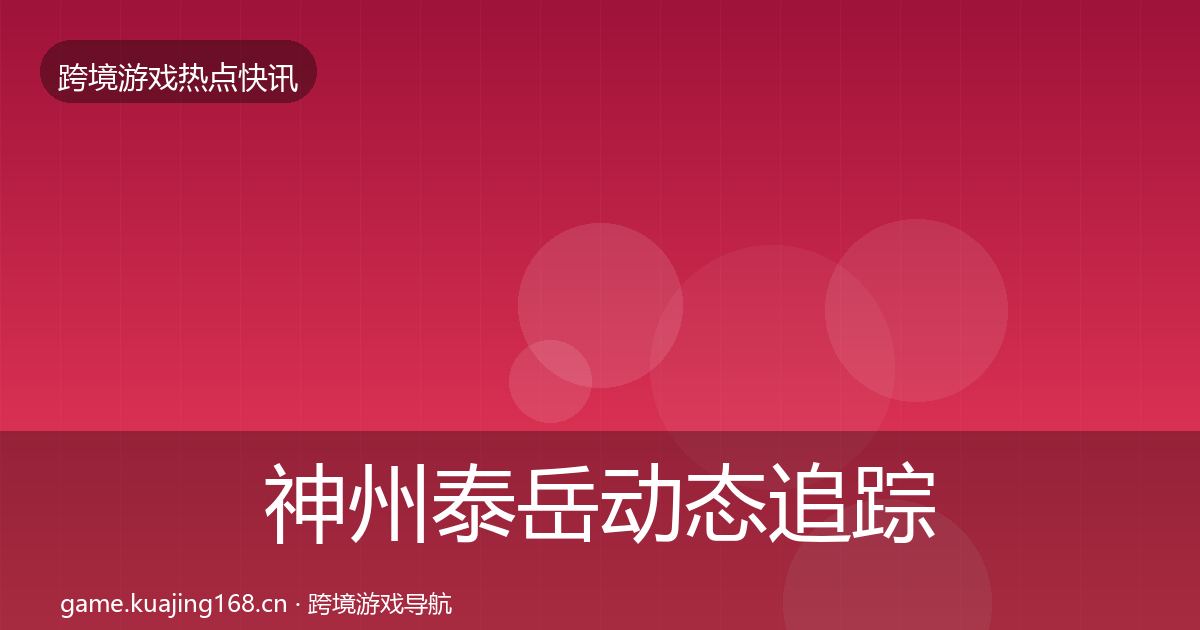 神州泰岳动态追踪实践指南·第853篇