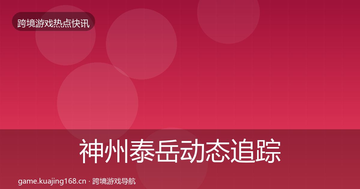 神州泰岳动态追踪实践指南·第1133篇